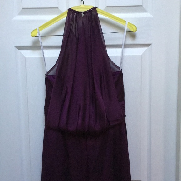 Long Purple Evening Dress - Picture 4 of 7